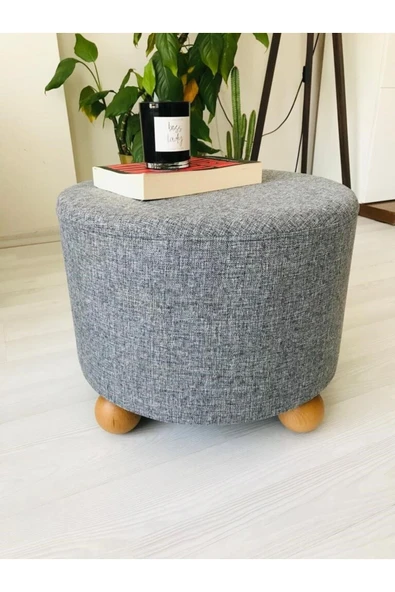 Fahrettin Küçük Puf El Yapımı Puf Kedi Yatağı Makyaj Masası Pufu Salon Pufu Oturma Odası Pufu Orta Sehpa