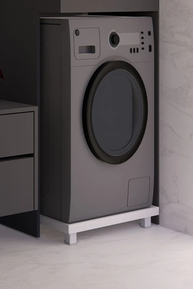 Fahrettin Küçük Beyaz Eşya Altlığı Çamaşır, Bulaşık Makinesi ve Buzdolabı Soba. 150 Kg Taşıma Kapasiteli Altlık.