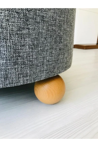 Fahrettin Küçük Puf El Yapımı Puf Kedi Yatağı Makyaj Masası Pufu Salon Pufu Oturma Odası Pufu Orta Sehpa - 2