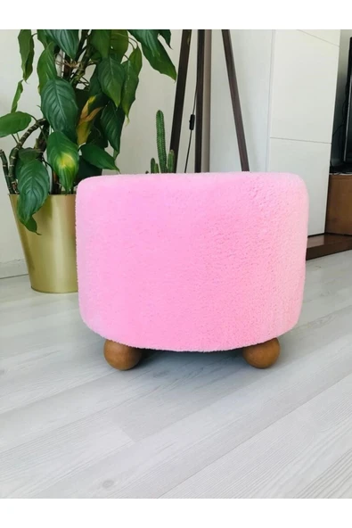 Fahrettin Küçük Puf El Yapımı Puf Kedi Yatağı Makyaj Masası Pufu Salon Pufu Oturma Odası Pufu Orta Sehpa - 2