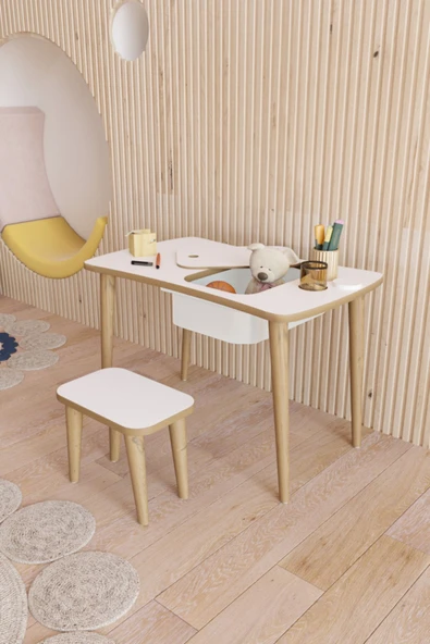 Fahrettin Küçük Montessori Çocuk Masası Oyun Masası Aktivite Masası Çalışma Masası