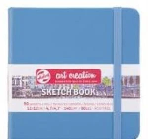 TALENS ART SKETCH BLOCK L.BLUE 12X12 140gr