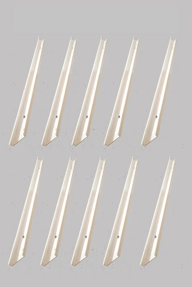 Fahrettin Küçük Montessori Oyuncak Dolabı Rayı 10 Adet Saklama Kutusu Rayı 28 Cm Beyaz - 3