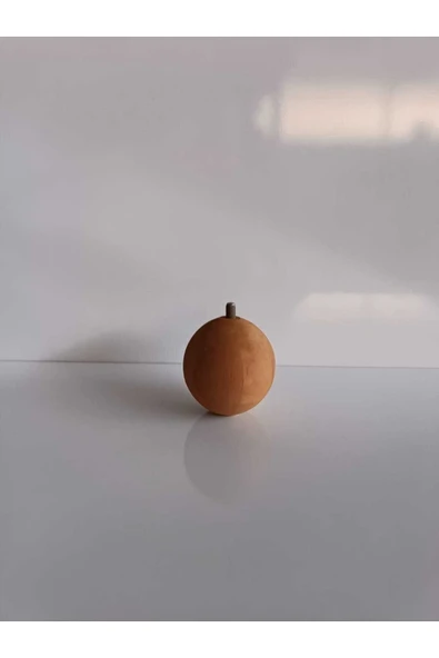 Fahrettin Küçük Puf Ayağı Mobilya Ayağı Ahşap Topaç Ayak Masa Sehpa Ayağı Ahşap Yuvarlak Ayak Yükseklik 7,5 Cm