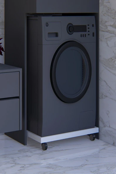 Fahrettin Küçük Beyaz Eşya Altlığı Çamaşır, Bulaşık Makinesi ve Buzdolabı Soba. 150 Kg Taşıma Kapasiteli Altlık.