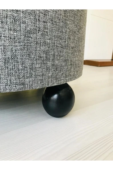 Fahrettin Küçük Puf El Yapımı Puf Kedi Yatağı Makyaj Masası Pufu Salon Pufu Oturma Odası Pufu Orta Sehpa - 2