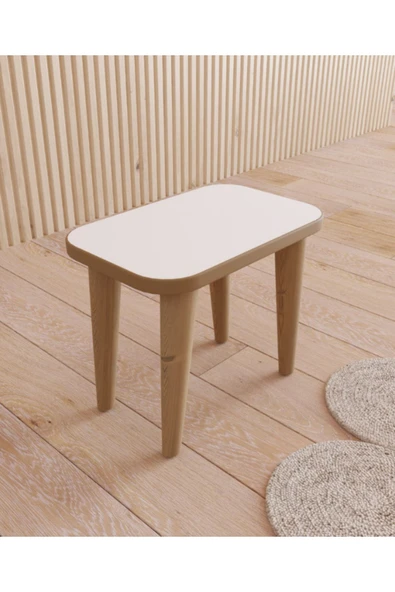 Fahrettin Küçük Çocuk Taburesi Çocuk Sandalyesi Çocuk Oturağı Ahşap Tabure Puf Oturak