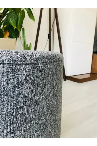 Fahrettin Küçük Puf El Yapımı Puf Kedi Yatağı Makyaj Masası Pufu Salon Pufu Oturma Odası Pufu Orta Sehpa - 3