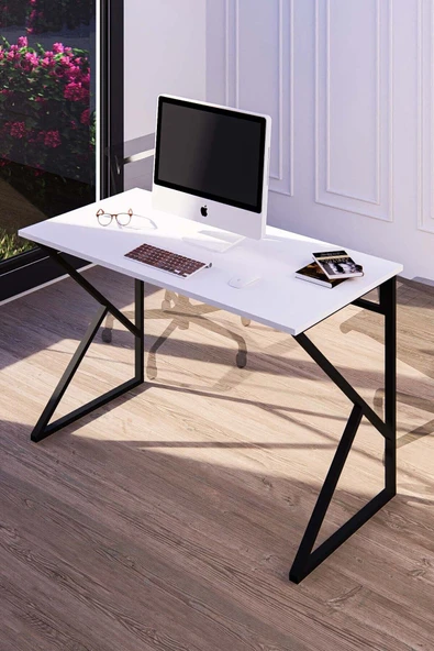 Fahrettin Küçük Elena Çalışma Masası Ofis Masası Oyuncu Masası Yemek Masası Okul Masası Genç Odası 60x120 Cm