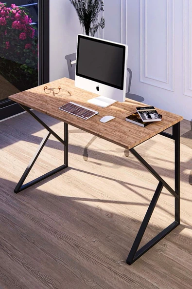 Fahrettin Küçük Elena Çalışma Masası Ofis Masası Oyuncu Masası Yemek Masası Okul Masası Genç Odası 60x120 Cm