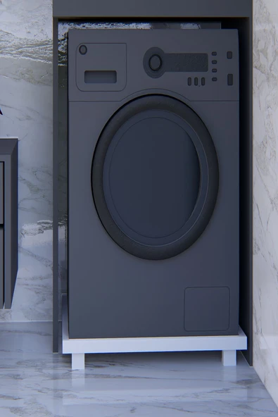 Fahrettin Küçük Beyaz Eşya Altlığı Çamaşır, Bulaşık Makinesi ve Buzdolabı Soba. 150 Kg Taşıma Kapasiteli Altlık. - 3