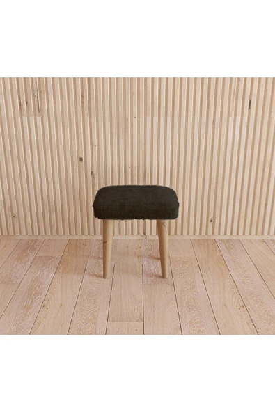 Fahrettin Küçük Montessori Çocuk Masası Oyun Masası Aktivite Masası Çalışma Masa 2 Adet Welsoft Siyah Puflu Tabureli - 4