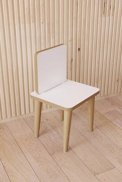 Fahrettin Küçük Çocuk Sandalyesi Çocuk Oturağı Ahşap Sandalye Montessori Sandalye - 2