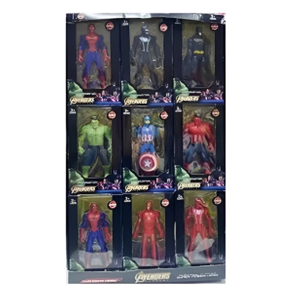Savaşçı Karakterler 9lu Seri Stand