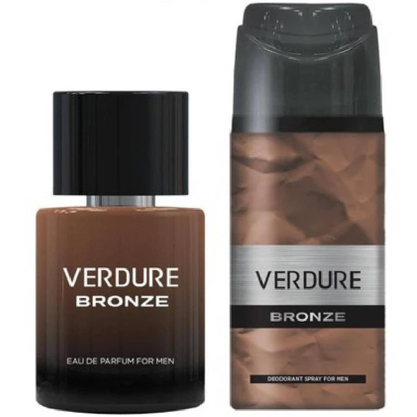 VERDURE Bronze Erkek Parfüm Seti 100 ml Deodorant 150 ml