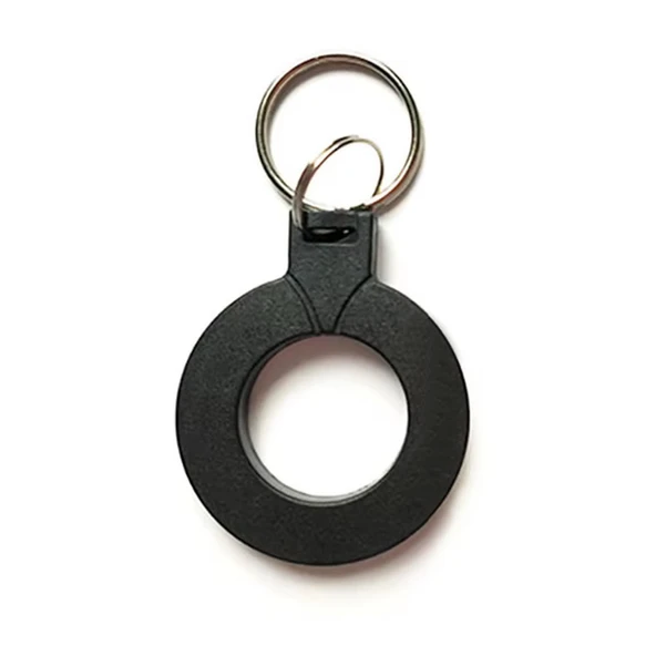 13.56Mhz RFID Halka Tip Tag Siyah   Nfc UID Kimlik No Değiştirilebilir Etiket Anahtarlık Manyetik Proximity Kart 13.56 Mhz Kapı Geçiş Personel Takip Depo