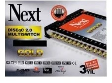 Next YE-6/20 Sonlu Gold Plus Multiswitch Uydu Santrali ürün görseli