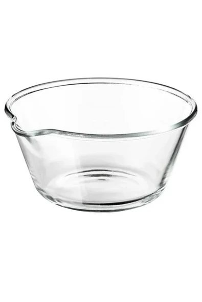 Premium Ürün Kaliteli Üretim Pratik Kullanışlı Şeffaf Zarif Modern 26 Cm Cam Servis Kasesi VARDAGEN - Resim 2