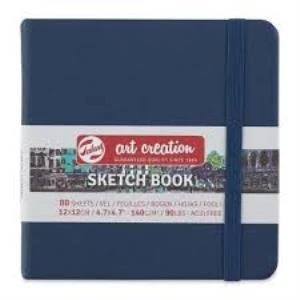 TALENS ART SKETCH BLOCK NVY.BLUE 12X12 140gr