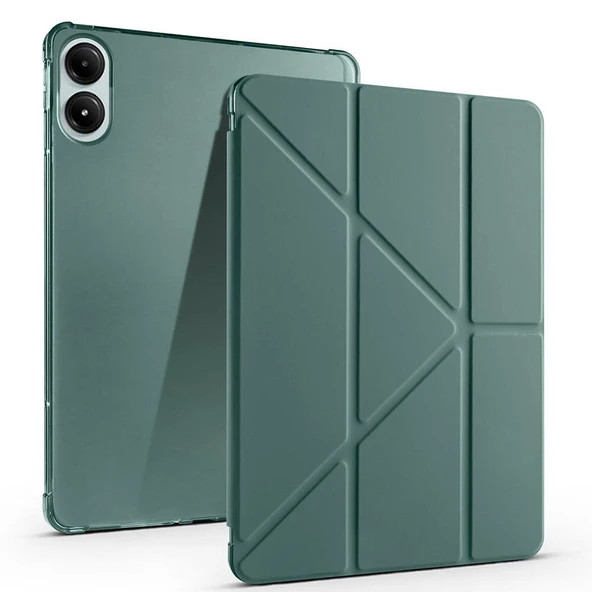 Xiaomi Redmi Pad Pro Kılıf Zore Tri Folding Kalem Bölmeli Standlı Kılıf - 11