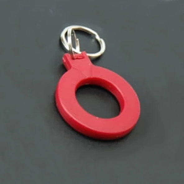 13.56Mhz RFID Halka Tip Tag Kırmızı  Nfc UID Kimlik No Değiştirilebilir Etiket Anahtarlık Manyetik Proximity Kart 13.56 Mhz Kapı Geçiş Personel Takip Depo - 6
