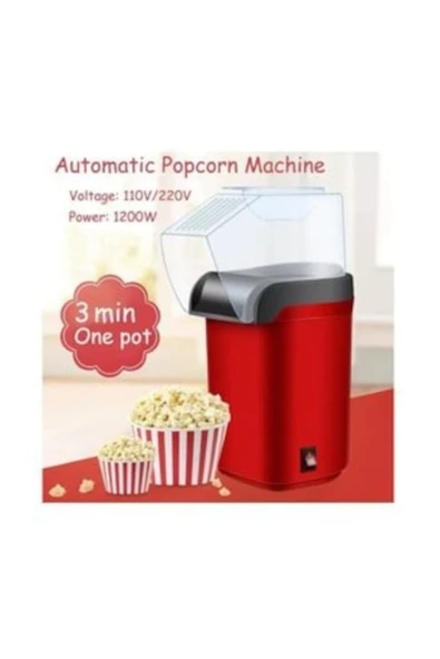 İBOVİA  Minijoy Popcorn Maker - Mısır Patlatma Makınesi - 2