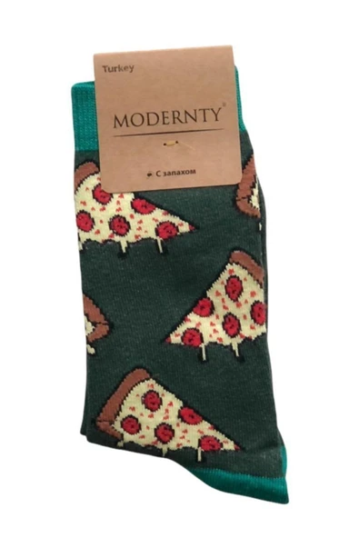 4'lü Fast Food Yemek Yiyecek Desenli Çorap Seti - Resim 5