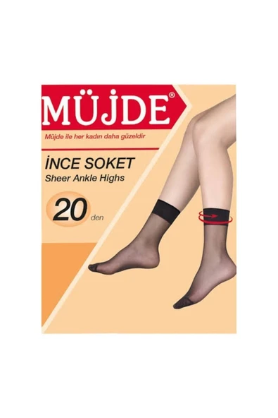 Müjde Ince Soket 57 Ten Çorap 3'lü