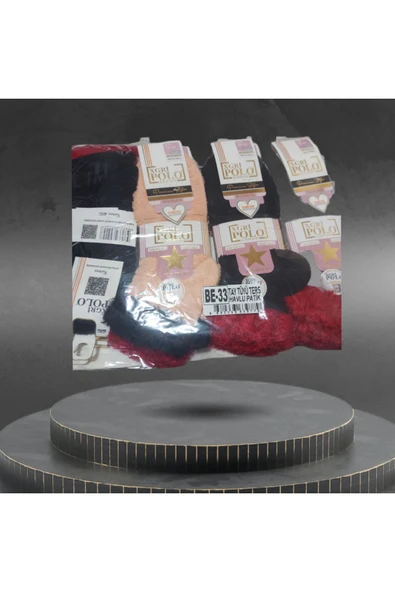 kadınlar için konforlu özel tay tüyünden havlu çorap ürün görseli