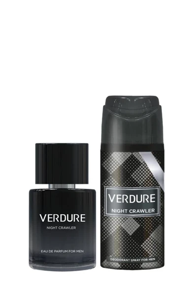 VERDURE Night Crawler Edp 100 ml Erkek Parfüm + Night Crawler Erkek Deodorant 150 ml 2'li Seti 8690954163177 - 2