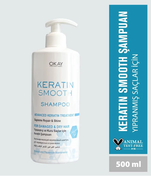 OKAY PROF. KERATIN SMOOTH ŞAMPUAN 500 ML