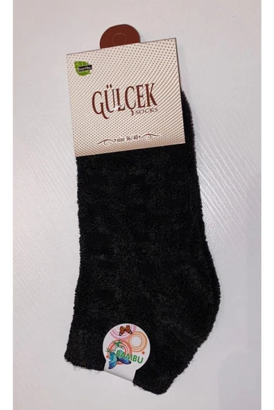 Kadın Havlu Pamuklu Patik Çorap 6 Lı - Resim 4