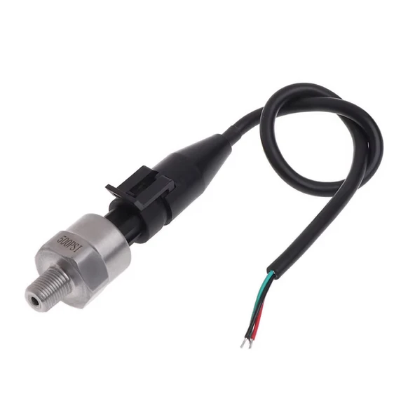 500psi Basınç Sensörü  1/8" NPT Diş Paslanmaz Çelik Yağ Gaz Su Yakıt Tank Depo Lastik Hava Atmosfer Barometre Pompa Biyomedikal Meteoroloji Otomotiv ürün görseli
