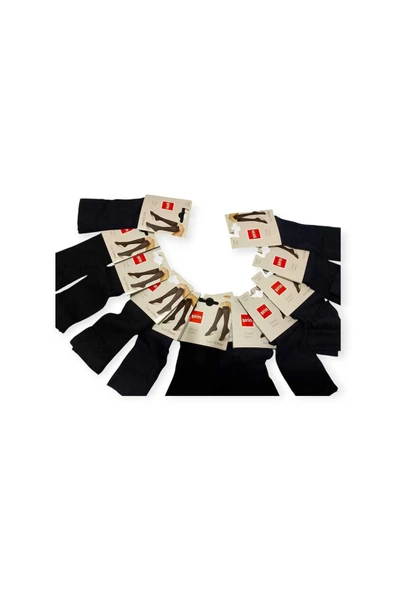 ŞİRİN  DİZ ALTİ ÇORAP  LACİVER   6 ADET - Resim 2