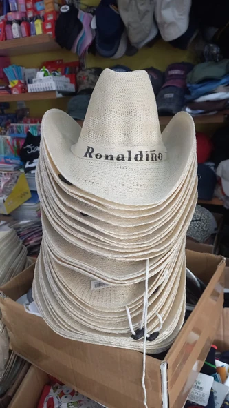 HASIR KOVBOY ŞAPKA STANDART BEDEN ŞAPKA