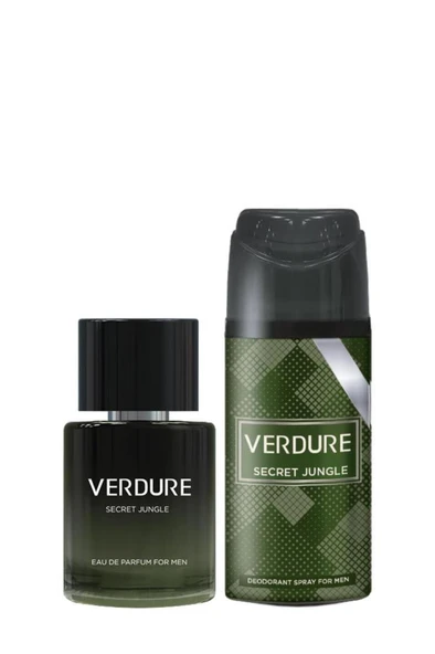 VERDURE Secret Jungle Erkek Parfüm + Deodorant 2'li Set