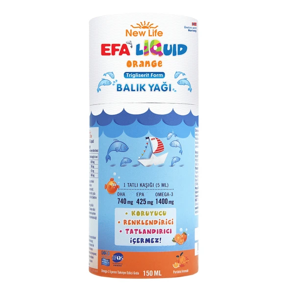 New Life EFA Liquid Orange 150 ml