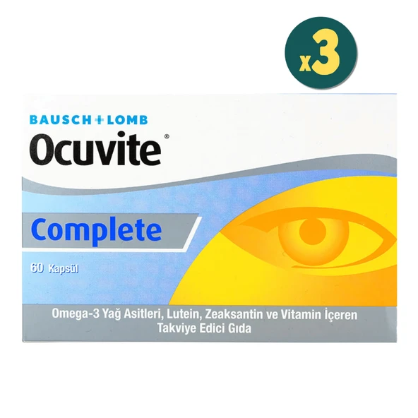 Ocuvite Complete 60 Kapsül 3 Adet