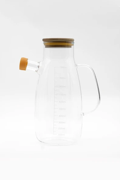 MASTERCHEF METAL/ AHŞAP KAPAK İKİLİ YAĞLIK (20509) - 3