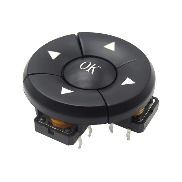 4 Yön OK 12x12mm Buton 1 Set  Navigasyon 5 Buton 5 Başlık 4 Yön Tamam Anahtar Tuş Takımı Kumanda Kontrol Otomasyon Endüstriyel Vinç Oyuncak
