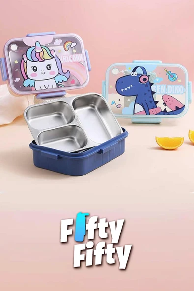 Vagonlife Lunch Box 750 ML (Sızdırmaz,Karışmaz Üç Bölmeli) Yeni Nesil Sefer Tası-FFLBOX50555 - 10