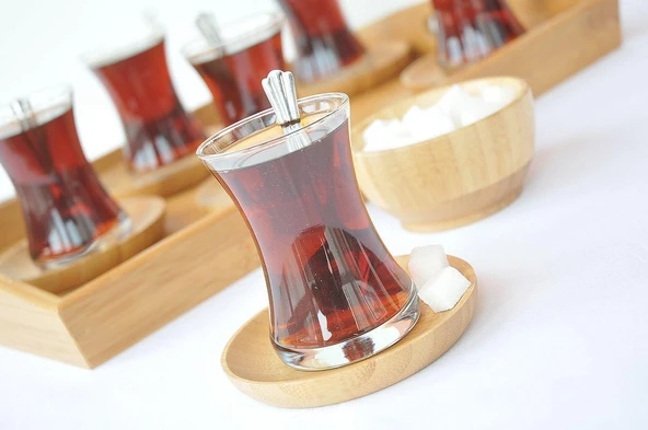 Bambum Silva Yuvarlak 6 Lı Çay Tabağı - 3