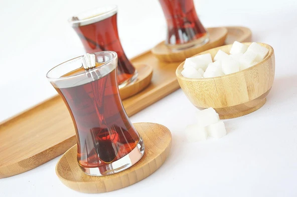 Bambum Silva Yuvarlak 6 Lı Çay Tabağı - 4