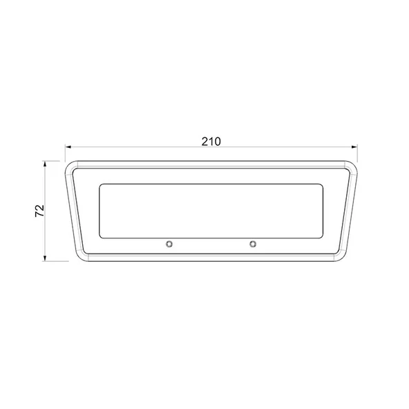 Sanel Otobüs İçin Saat Göstergesi Sıcaklık Göstergeli Çift Duracak Lambası Siyah Beyaz Gösterge İkazlı - 7