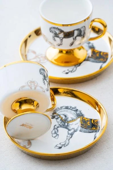 Tamara 2 Kişilik Kahve Fincanı Takımı - 90 ml - Resim 4