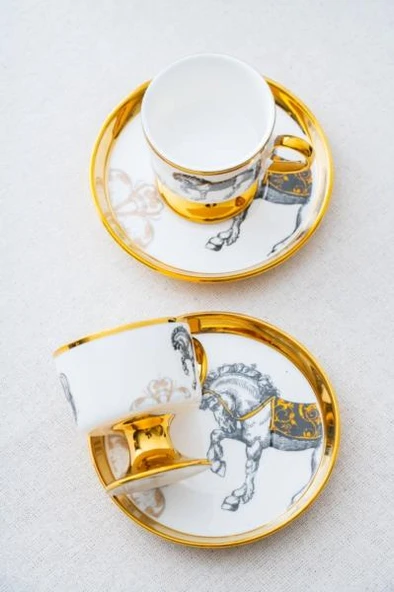 Tamara 2 Kişilik Kahve Fincanı Takımı - 90 ml - Resim 5