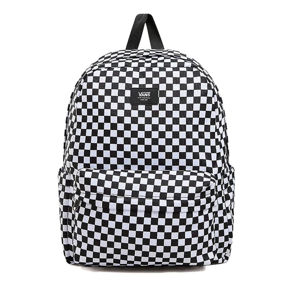 Vans Vn000h4xy281 Old Skool Check Backpack Siyah-Beyaz