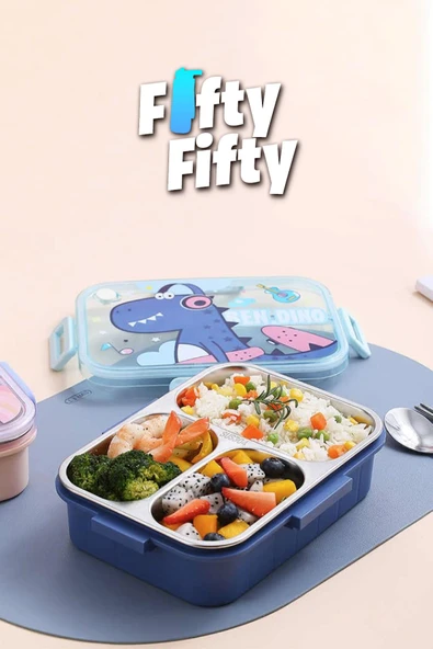 Vagonlife Lunch Box 750 ML (Sızdırmaz,Karışmaz Üç Bölmeli) Yeni Nesil Sefer Tası-FFLBOX50555 - 8
