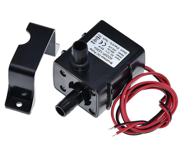 DC 12V Mini Su Sıvı Dalgıç Pompa AD620P-1230A 4.8w 240litresaat Su Geçirmez Akvaryum Meyvesuyu Süt Dalgıç Devridaim Motoru Sebil Kahve Bulaşık Dezenfeksiyon Medikal Makinesi