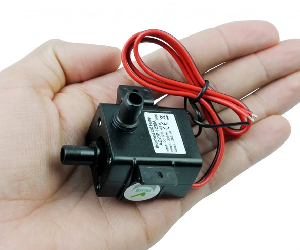DC 12V Mini Su Sıvı Dalgıç Pompa AD620P-1230A 4.8w 240litresaat Su Geçirmez Akvaryum Meyvesuyu Süt Dalgıç Devridaim Motoru Sebil Kahve Bulaşık Dezenfeksiyon Medikal Makinesi - 7